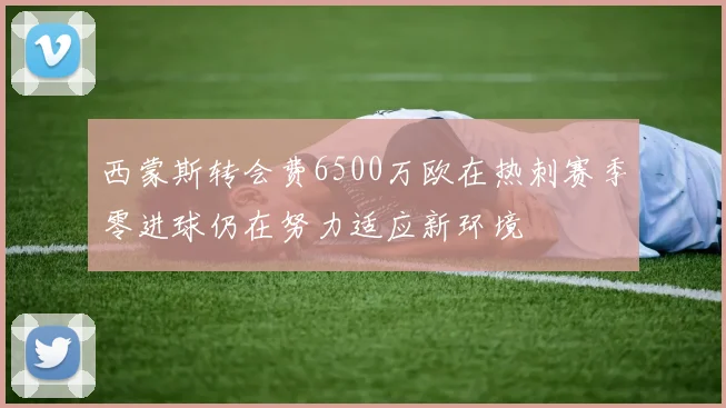西蒙斯转会费6500万欧在热刺赛季零进球仍在努力适应新环境